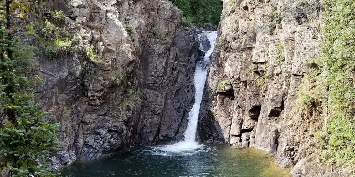 Adrenaline Falls Waterfall Durango Colorado
