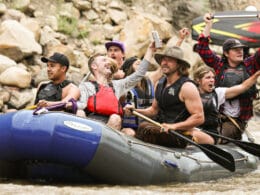 Image of people rafting at Animas River Days in Durango, Colorado