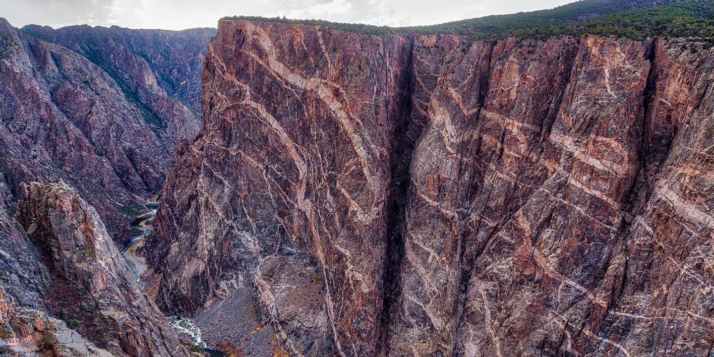 Black Canyon of the Gunnison Painted Wall