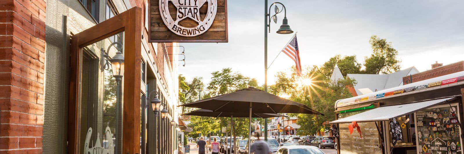 City Star Brewing entrance sign