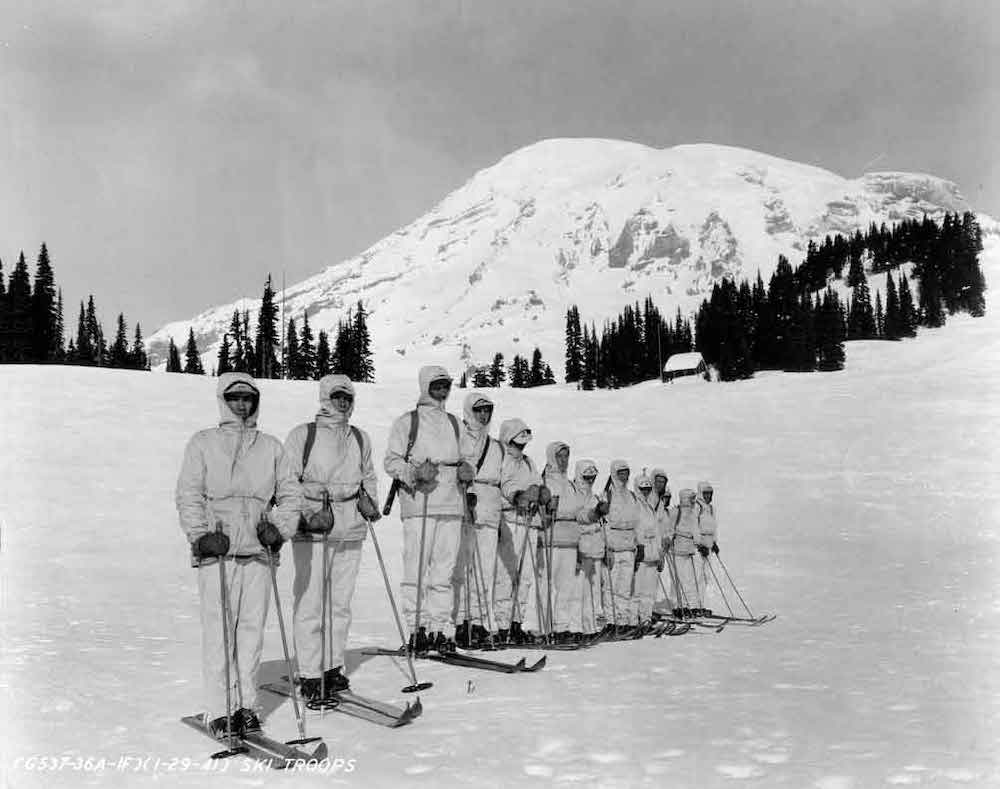 10th Mountain Division Pioneers Training in United States Circa 1941