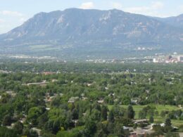 Image of the town of Colorado Springs in Colorado
