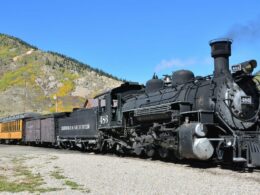 Colorado Train Rides Durango and Silverton Railroad Locomotive