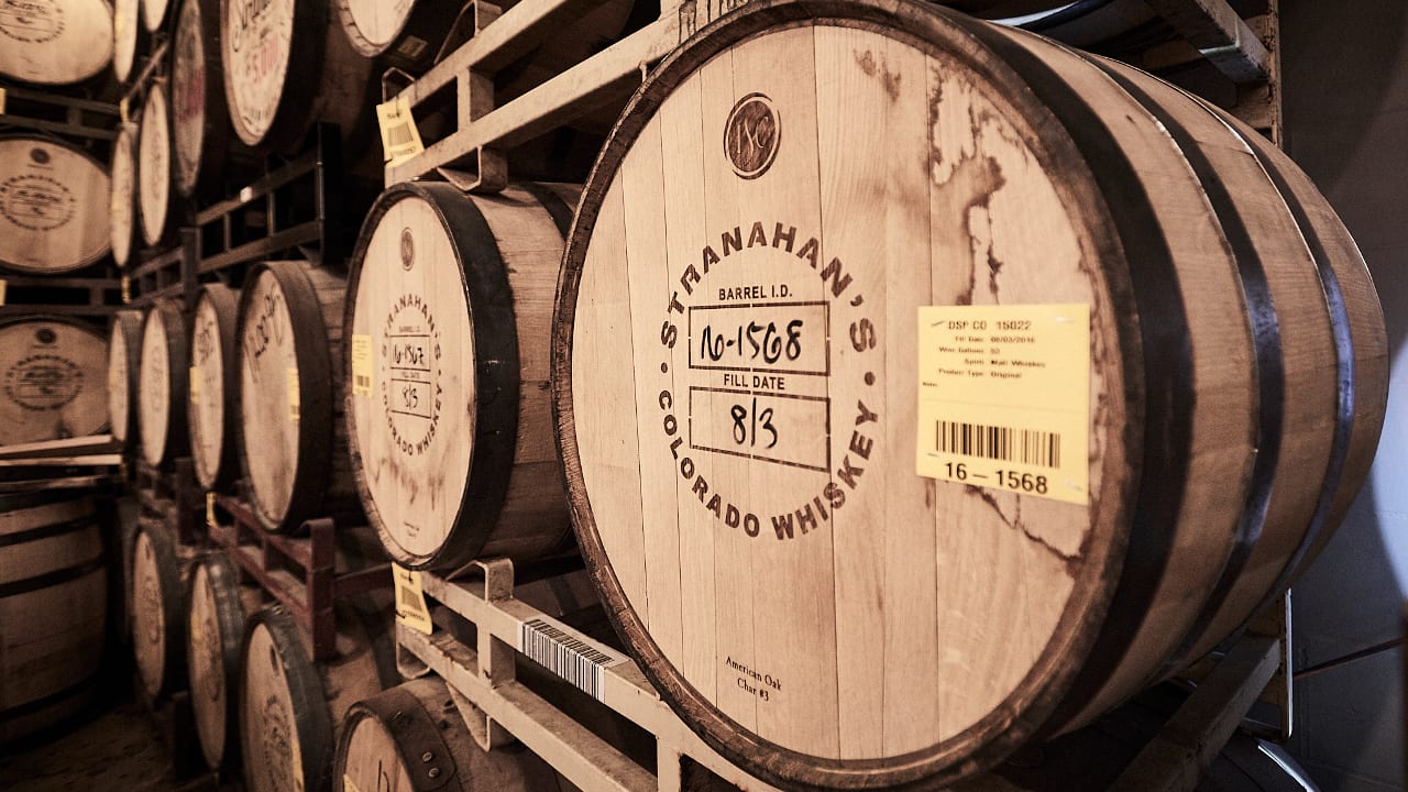 Stranahan's Distillery Tour Colorado Whiskey Barrels