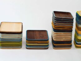 Image of wooden plates made by David Rasmussen