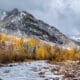 Image of the seasons changing at the Dolores River in Rico, Colorado