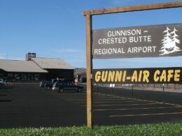 Gunnison-Crested Butte Regional Airport Terminal Sign
