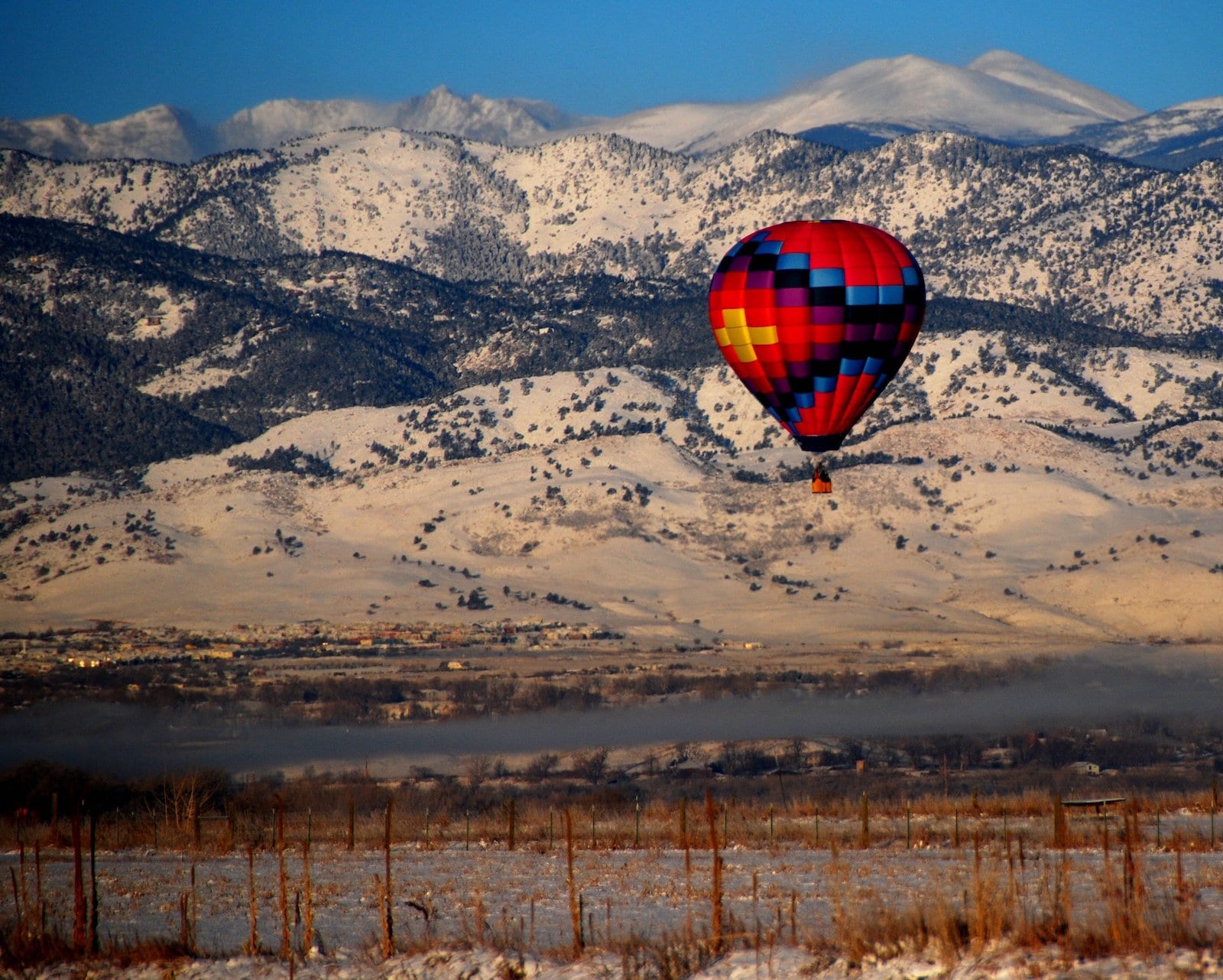 Hot Air Balloon Boulder County, Coloraod