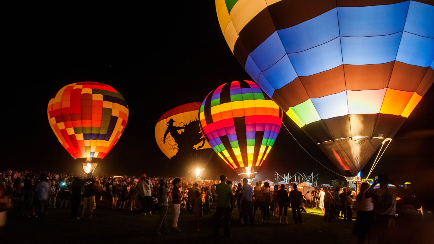 Hot Air Ballooning Colorado Balloon Classic Night
