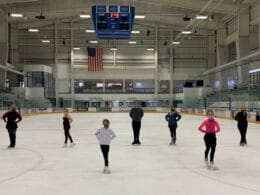 Image of skaters at Ice Centre at the Promenade in Colorado