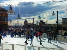 Ice Rink Promenade Shops at Centerra Loveland Colorado
