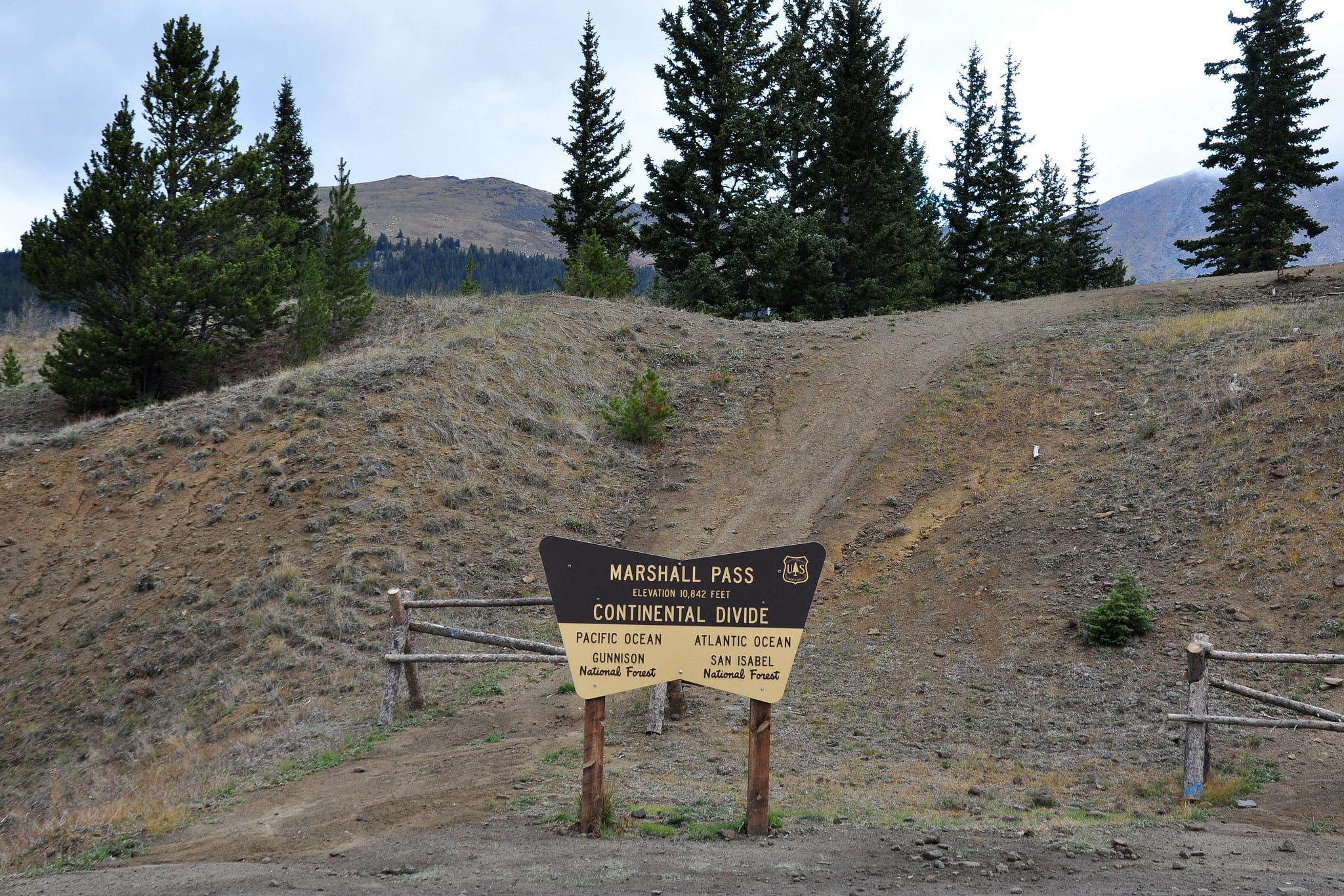 marshall pass continental divide