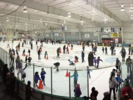 Image of people skating at Noco Ice Center in Fort Collins, Colorado