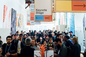 Crowd inside San Francisco event center for Tech Conference