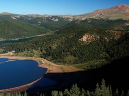 Image of the McReynolds and Mason Reservoirs in the Pikes Peak South Slope Recreation Area in Manitou Springs, Colorado