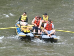 Image of people rafting in Durango