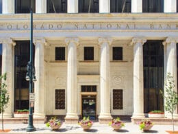Image of the Colorado National Bank home to the Renaissance Denver Downtown City Center Hote
