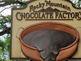Rocky Mountain Chocolate Factory Sign Durango Colorado