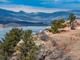 Image of Rotary Park looking out at Horsetooth Reservoir in Fort Collins, Colorado