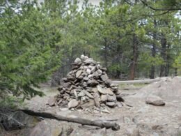 Round Mountain Trail Summit Rock Pile