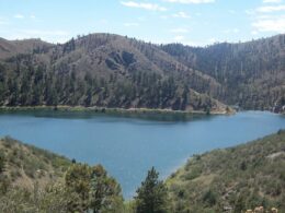 Image of the Seaman Reservoir near Fort Collins in Colorado