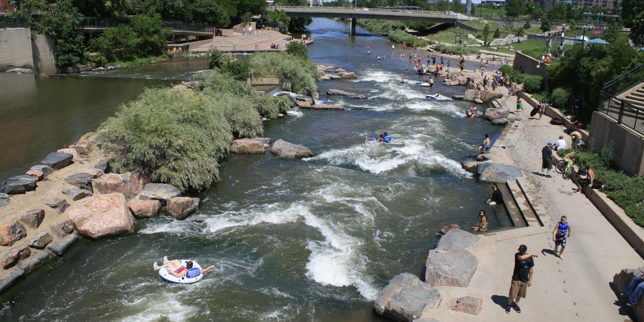 South Platte River Tubing Confluence Park Denver