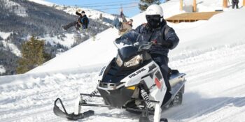White Mountain Tours Zip Line Snowmobile