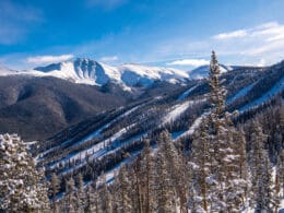 Image of Winter Park Ski Resort's slopes in Colorado