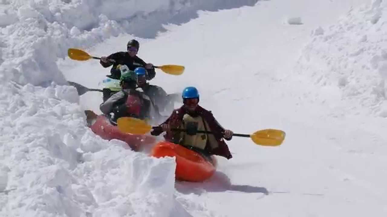 Snow Kayaking Monarch Mountain