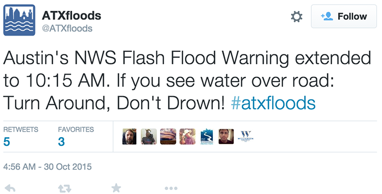 ATX flood warning image